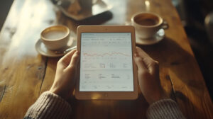 Effortless online trading on a tablet