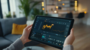 Energy 400X Proair (V2) combina alta funcionalidad con una excelente experiencia de usuario 2 Intuitive trading app on tablet